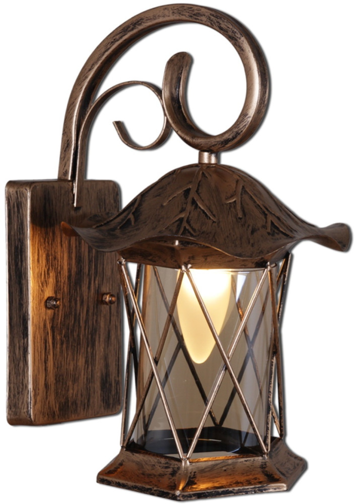 Настенный фонарь уличный  08281-9.2-001U BKG Reluce