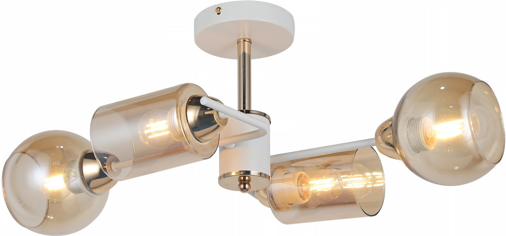 Потолочная люстра  IL8243-4COU-79 WH GD ILLUMICO