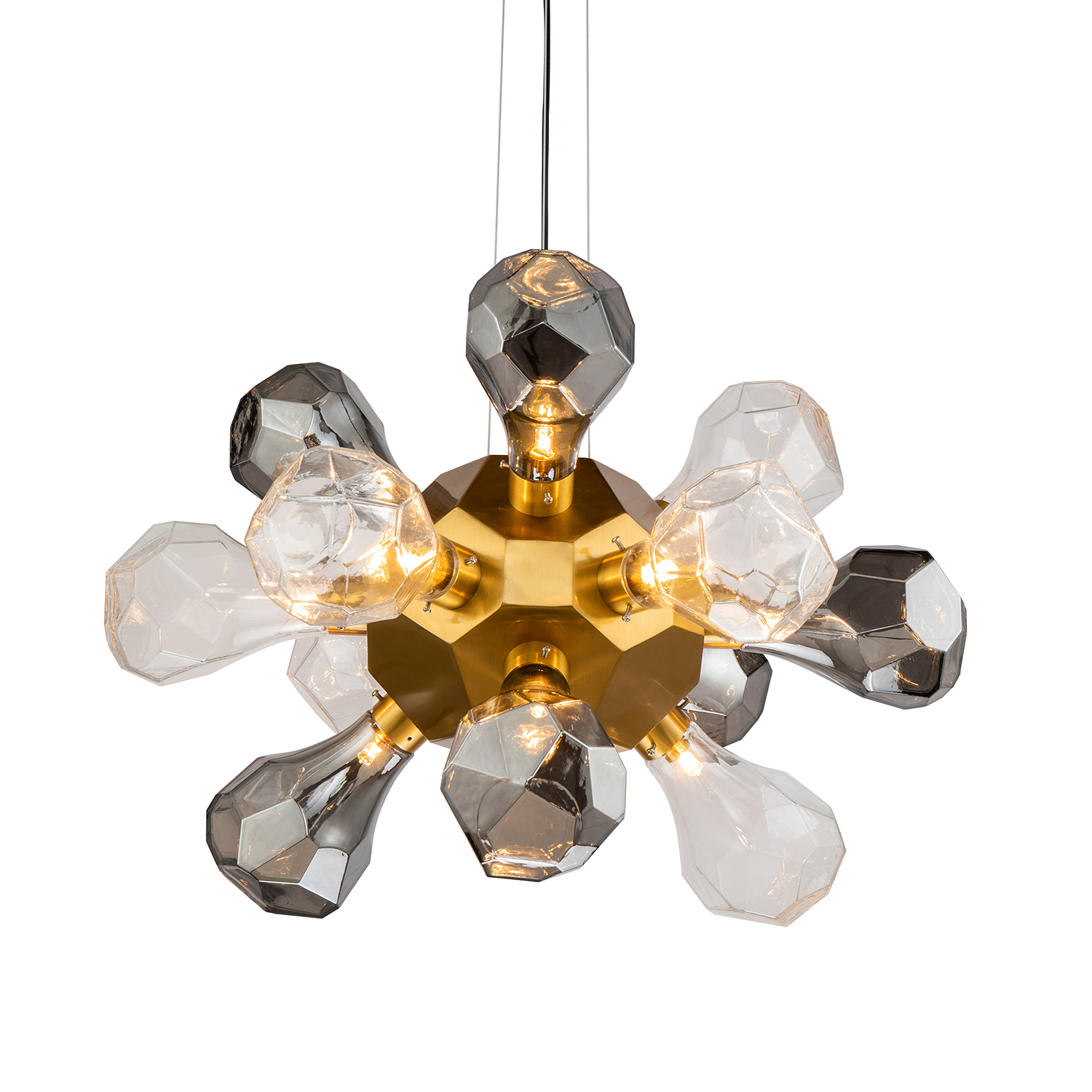 KR1197P-12 brass, smoky/clear_