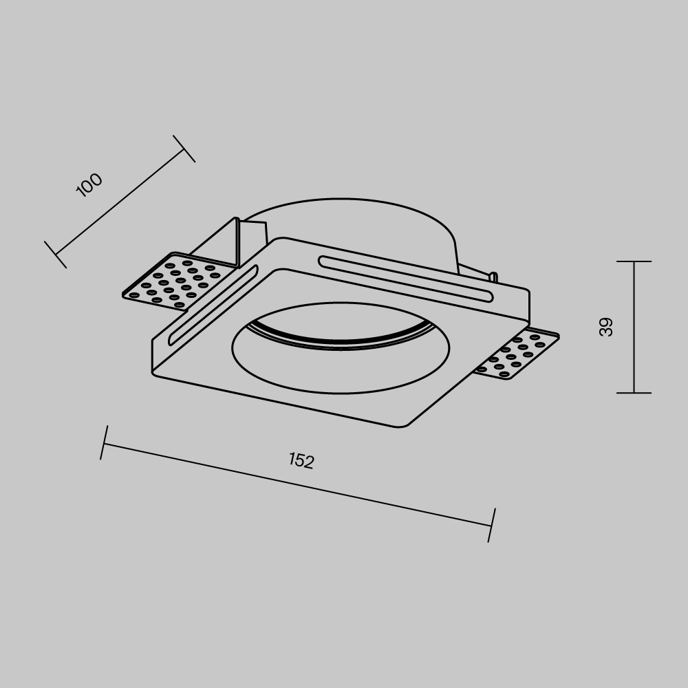 DL002-GU10-01-W Maytoni