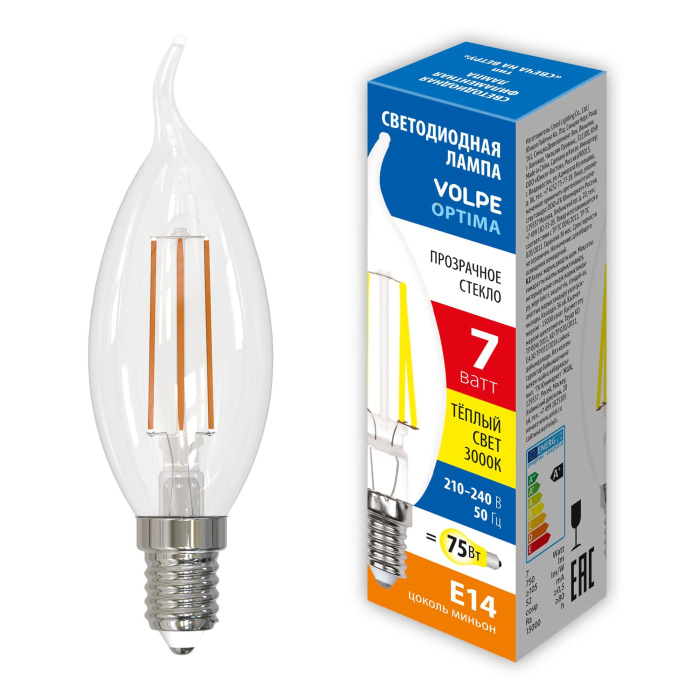 LED-CW35-7W/3000K/E14/CL/SLF_