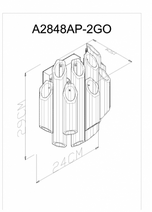 A2848AP-2GO Arte Lamp