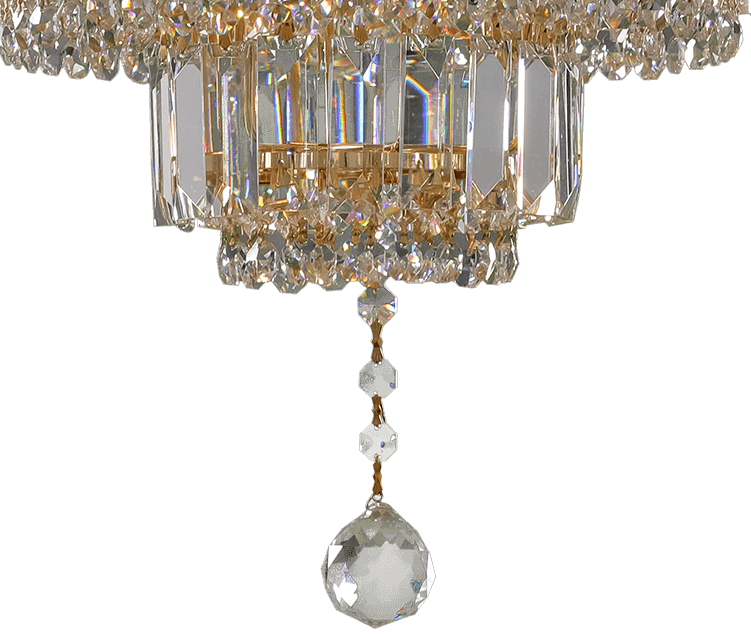 AS/2000/40/9 Gold Pendeloque_