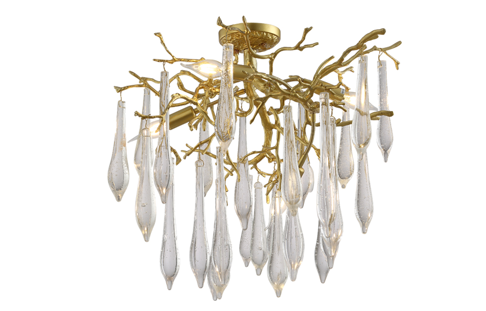 REINA PL5 D600 GOLD PEARL Crystal Lux