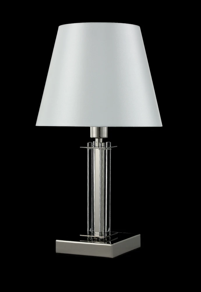 NICOLAS LG1 NICKEL/WHITE Crystal Lux