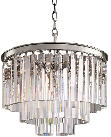 KR0387P-6 chrome/clear Delight Collection