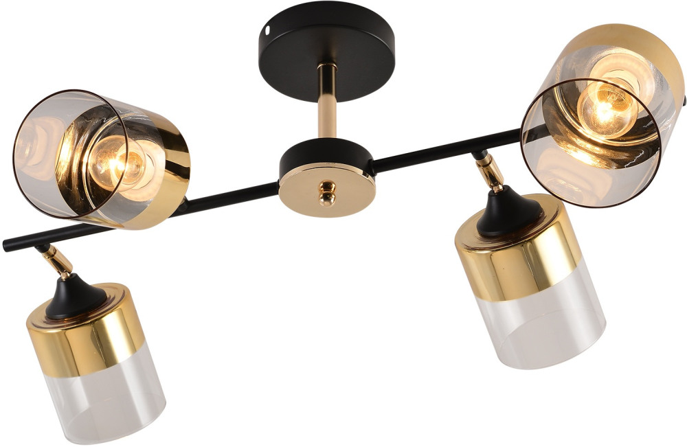 Потолочная люстра  01555-3.3-04B BK+FGD Reluce