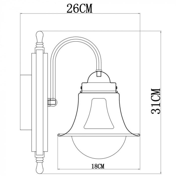 A7006AP-1AB Arte Lamp
