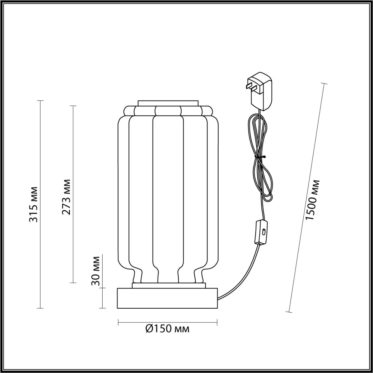 5408/10TL Odeon Light