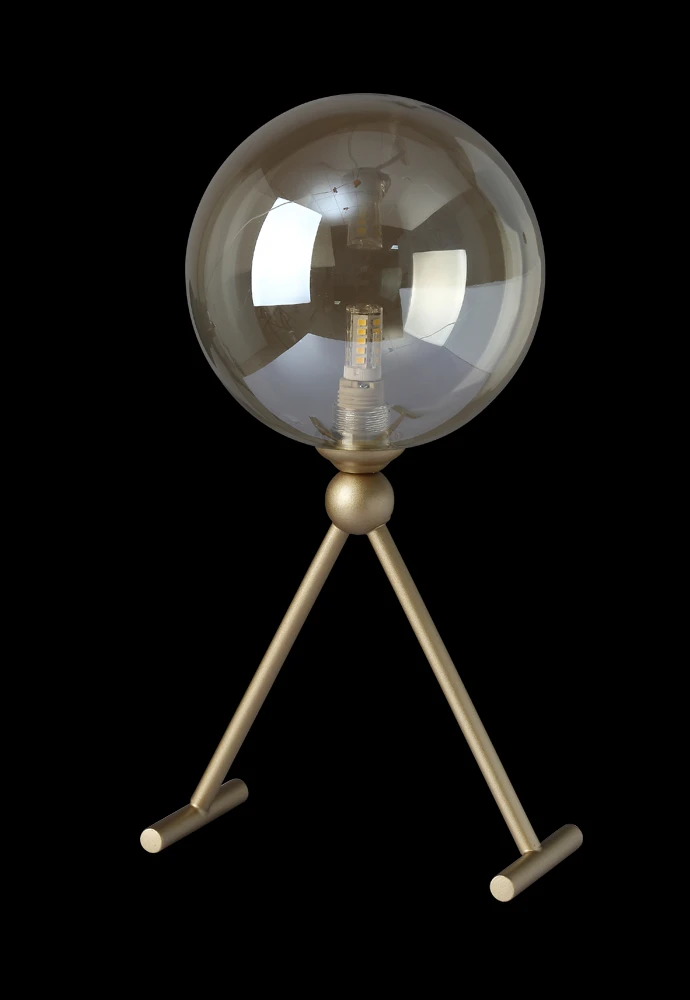 FRANCISCA LG1 GOLD/COGNAC Crystal Lux