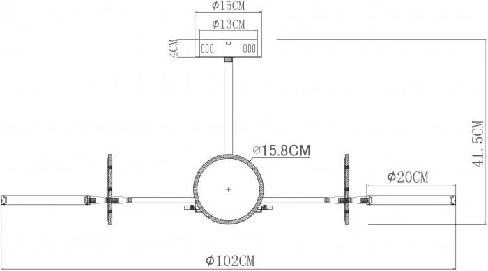 A1363PL-6PB Arte Lamp