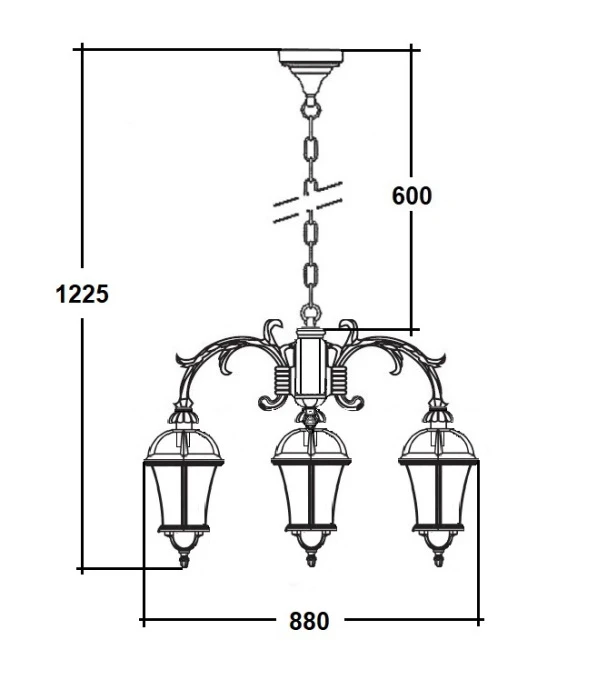 95270L/3/16L Bl Oasis Light