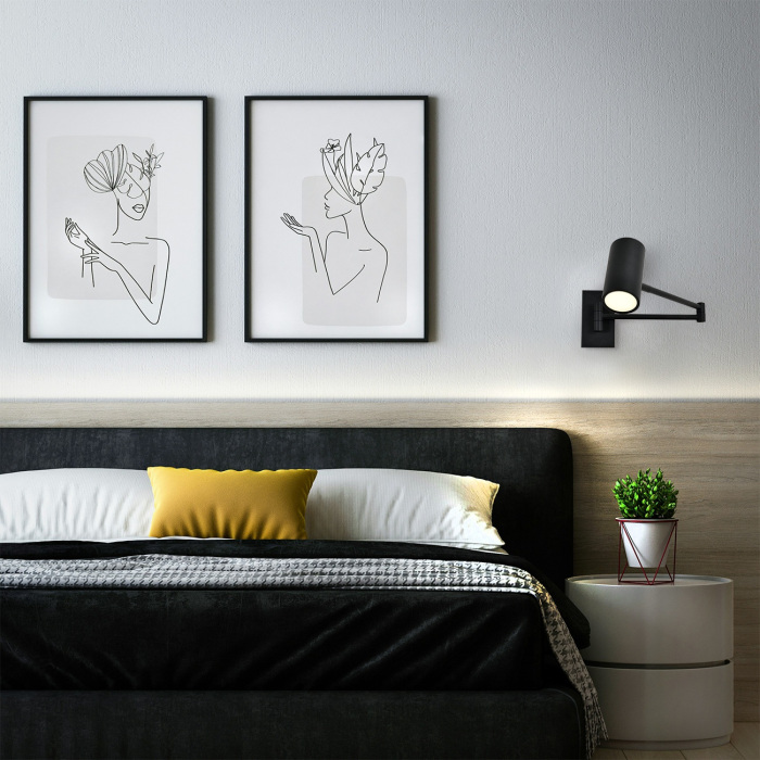 10282/1LED Black Escada
