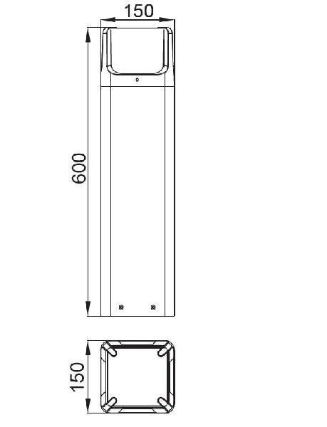W6167-600 Gr Oasis Light