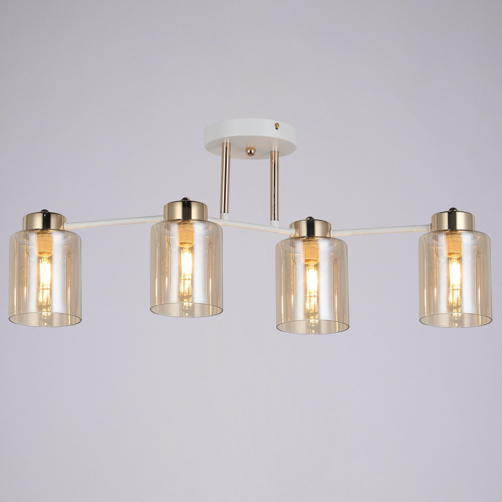 Потолочная люстра  IL6111-4COU-79 WH GD Qui ILLUMICO