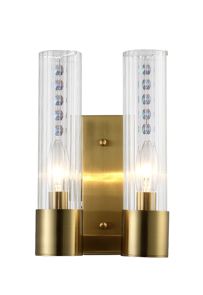 OTONO AP2 BRASS/TRANSPARENTE Crystal Lux
