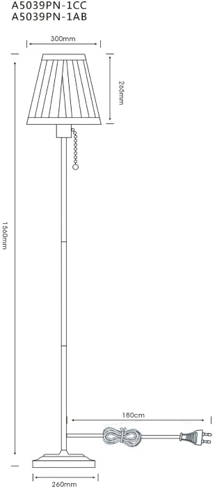 A5039PN-1CC Arte Lamp