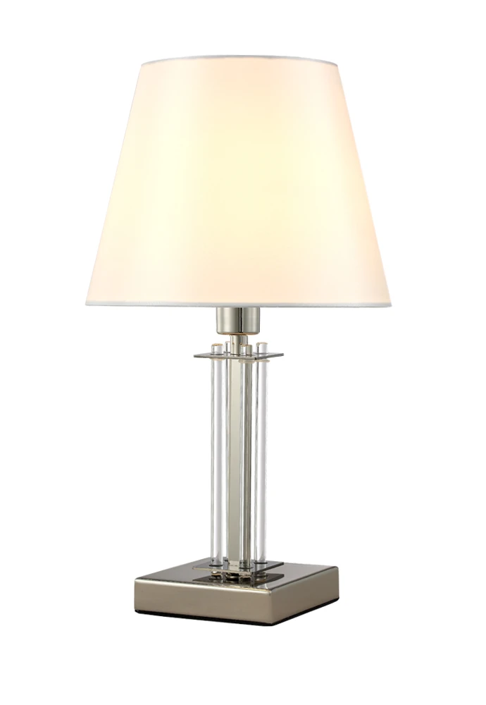 NICOLAS LG1 NICKEL/WHITE Crystal Lux
