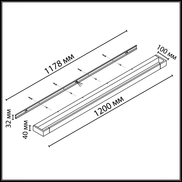3887/36WL Odeon Light