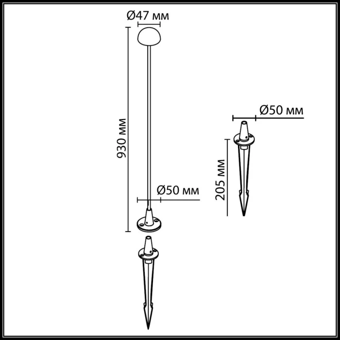 7122/4GLB Odeon Light