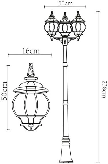 A1047PA-3BN Arte Lamp