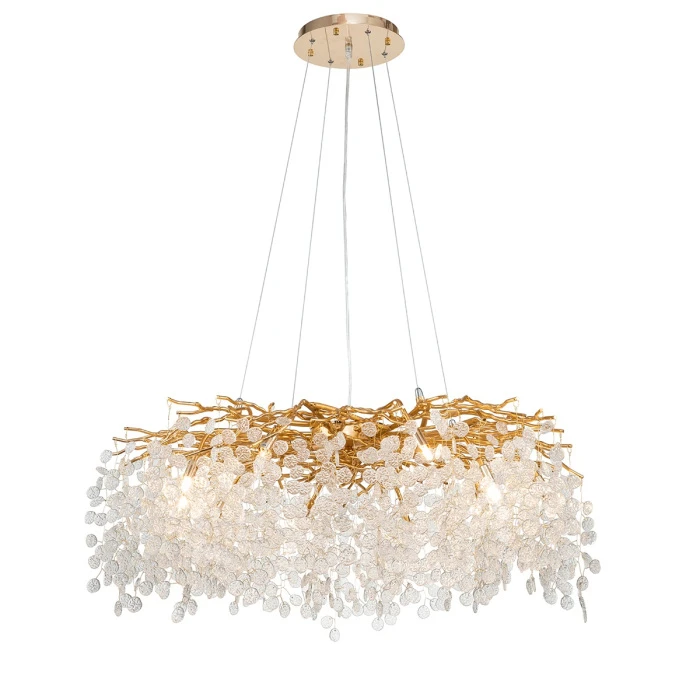 FTB006R-100 brass/clear Delight Collection