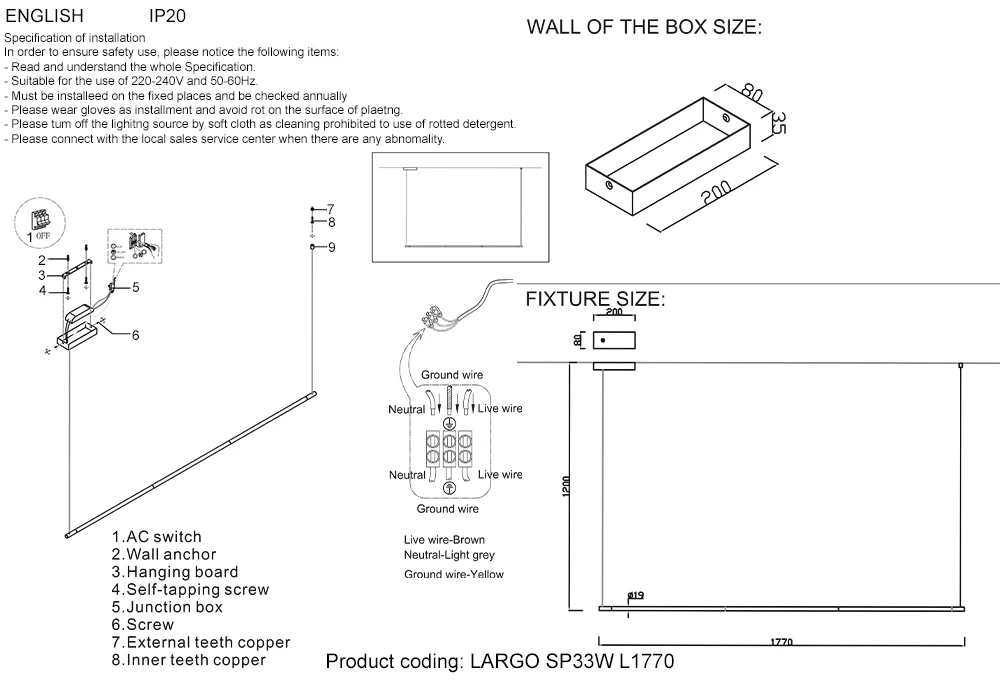 LARGO SP33W L1770 BLACK