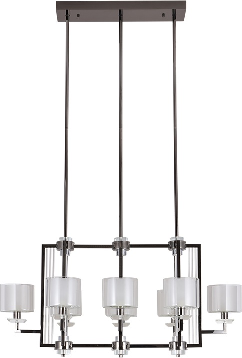 Потолочная люстра 4400 4408/S black glossy Newport