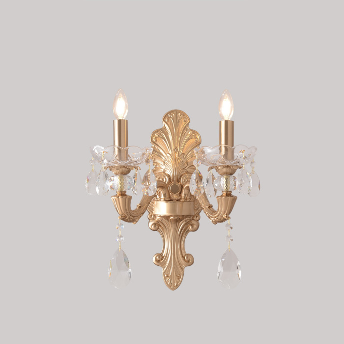 ELIZABETH AP2 BRASS Crystal Lux