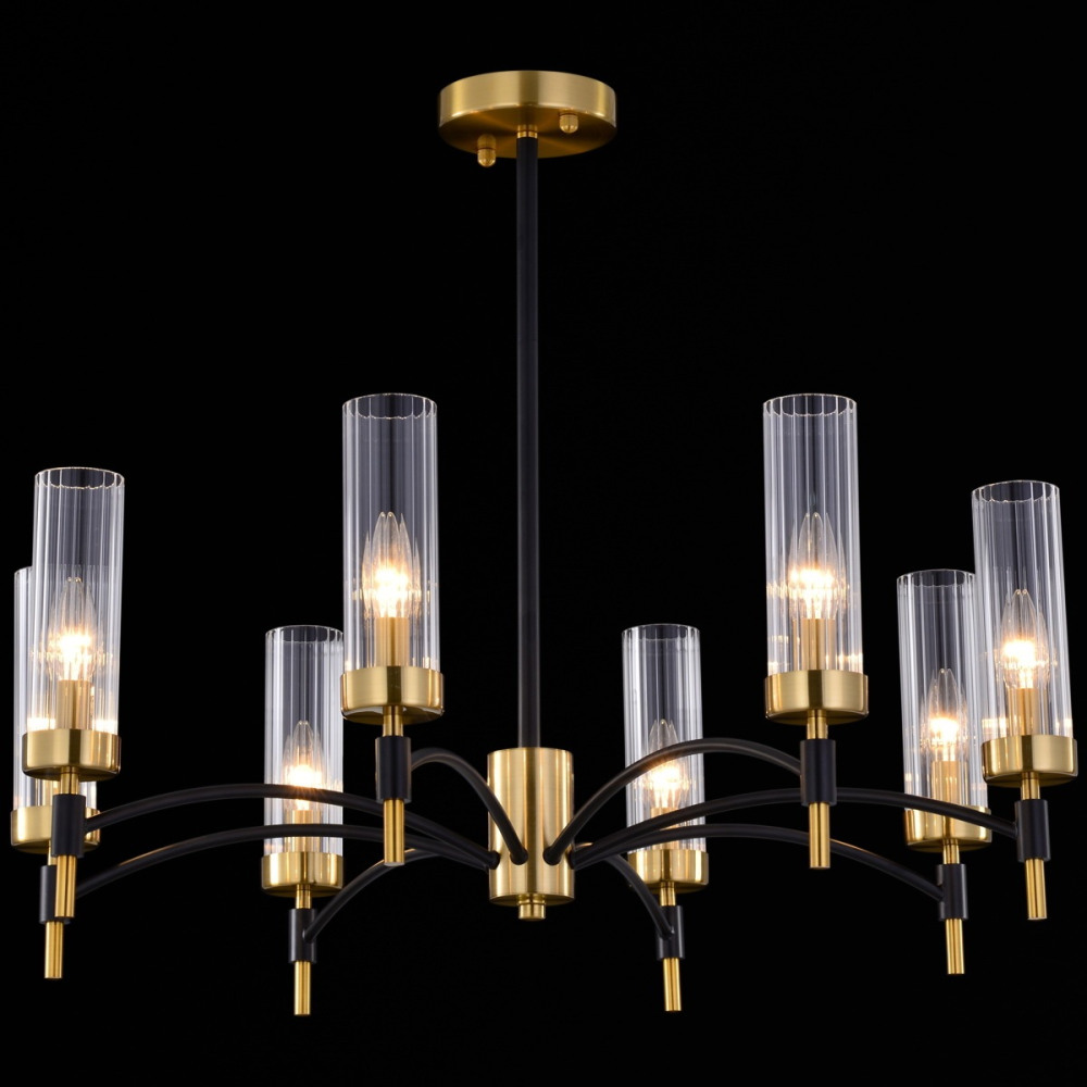 Подвесная люстра  IL5177-8PLS-29 BRASS TUBO ILLUMICO