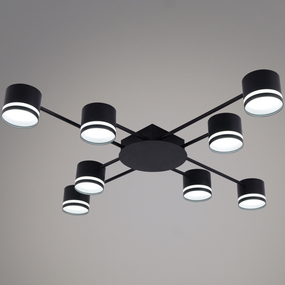 Потолочная люстра  56730-0.3-08 GX53 BK Reluce