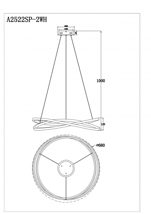 A2522SP-2WH Arte Lamp