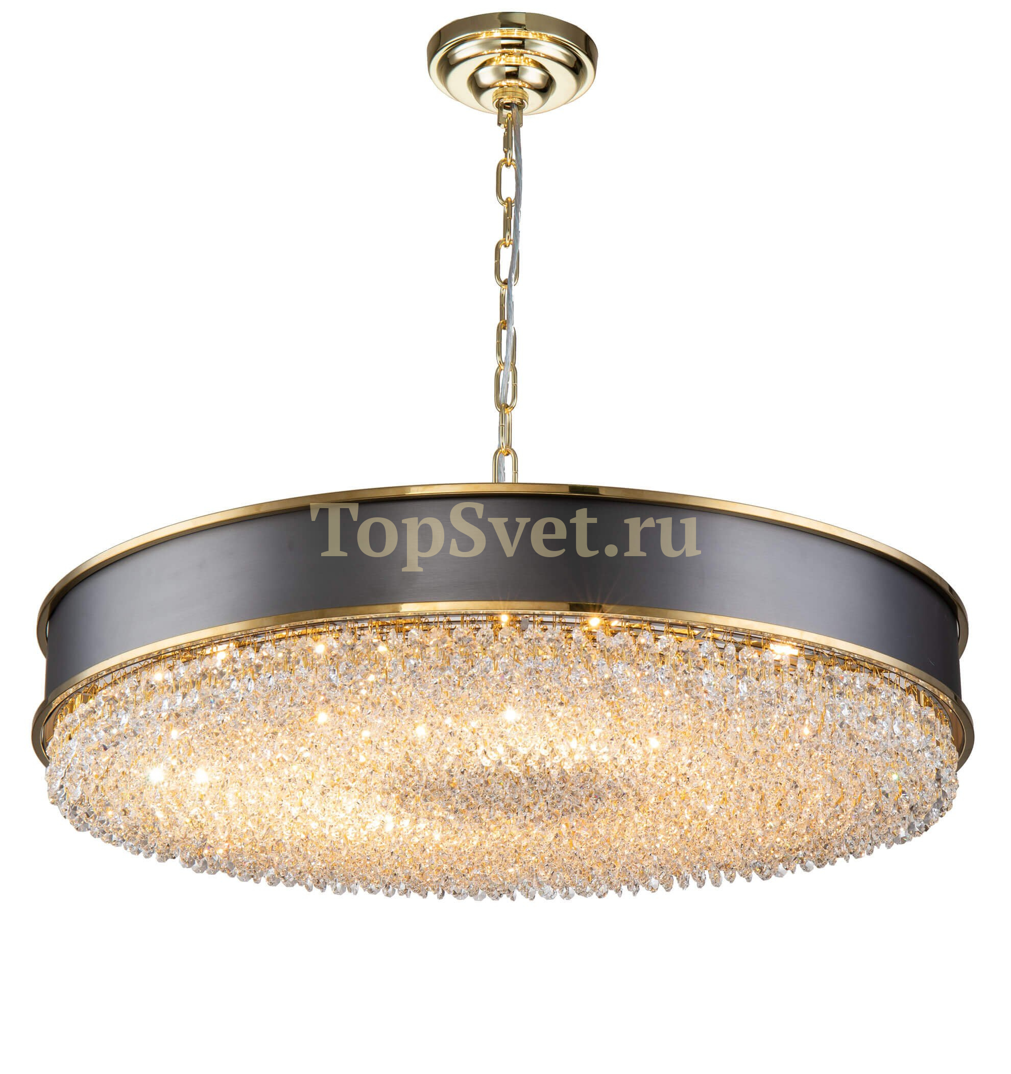 Подвесная люстра PLAZA 230 L32.gun gold Lava Di Oro