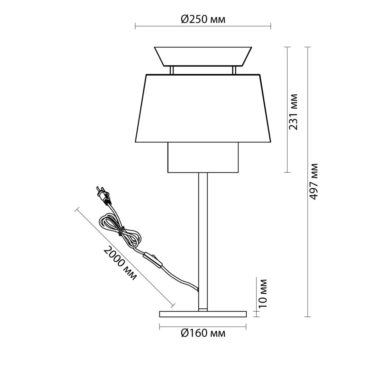 4992/1T Odeon Light