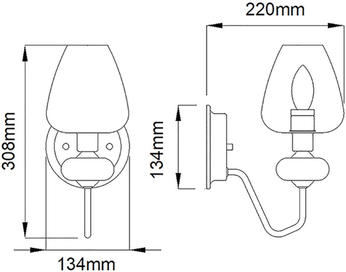 DL-ARMAND1-PN Elstead