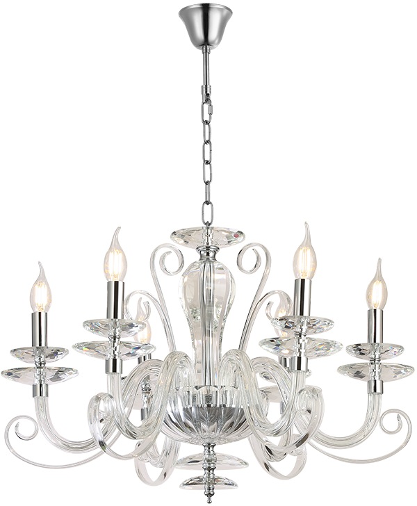 Подвесная люстра 8570 8576/C chrome Newport