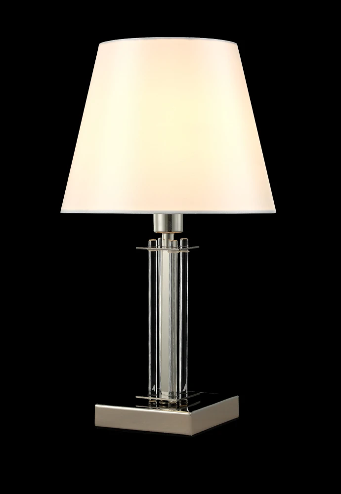 NICOLAS LG1 NICKEL/WHITE Crystal Lux