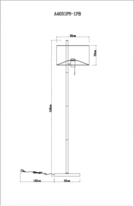 A4031PN-1PB Arte Lamp