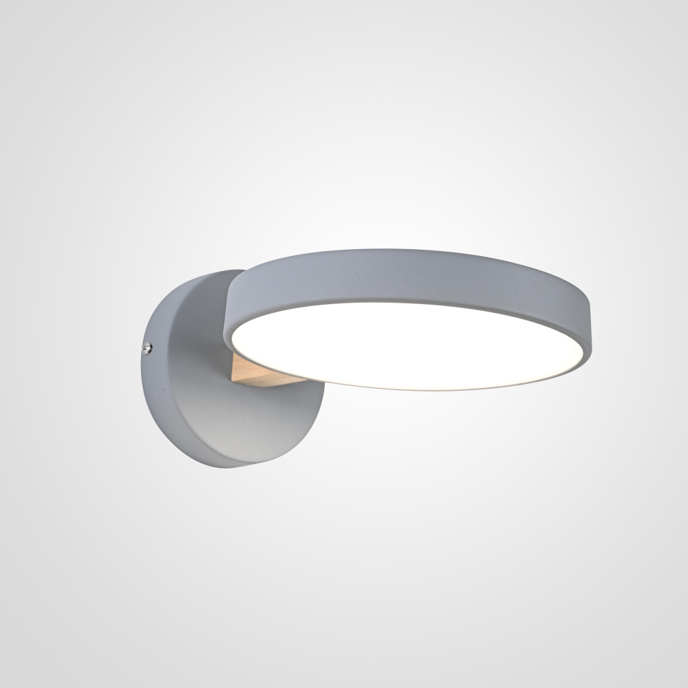 Бра светодиодное Gray Turna-W01-77932 (Умный дом, Алиса, Голосовое, WiFi) ImperiumLoft