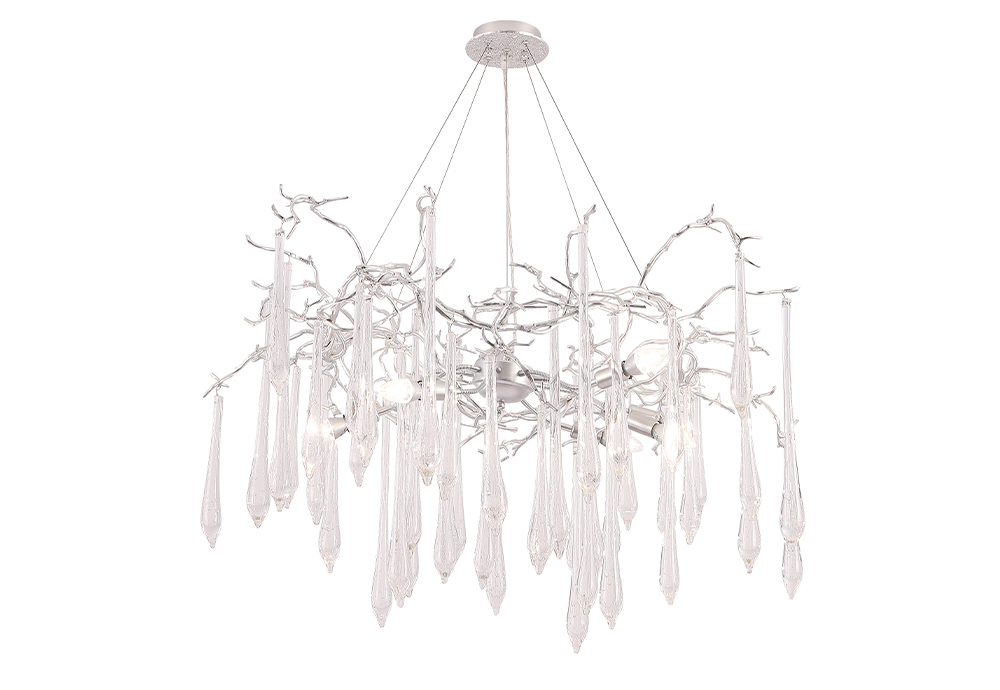 REINA SP8 D1000 SILVER PATINA Crystal Lux
